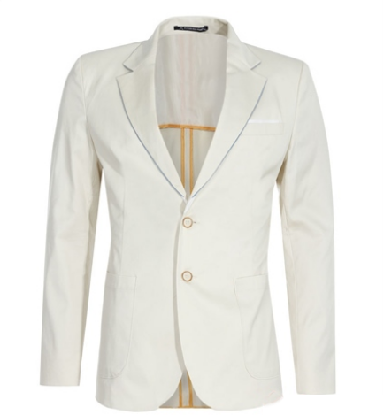 Áo vest nam màu kem - Merino